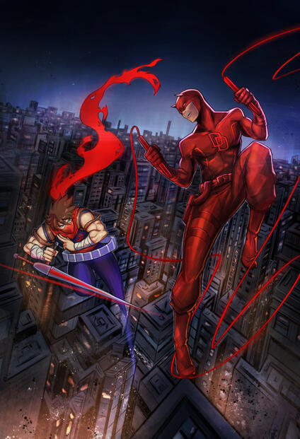 Daredevil vs Strider Hiryu